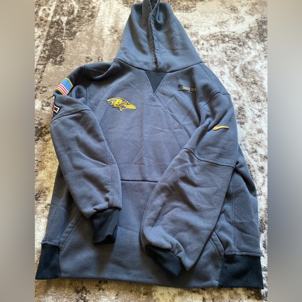 Nike Baltimore Ravens salute to service hoodie